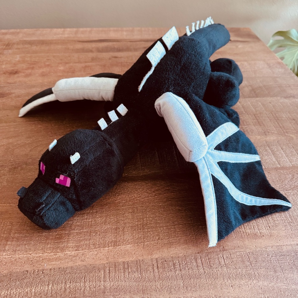 Minecraft Ender Dragon plush toy. 